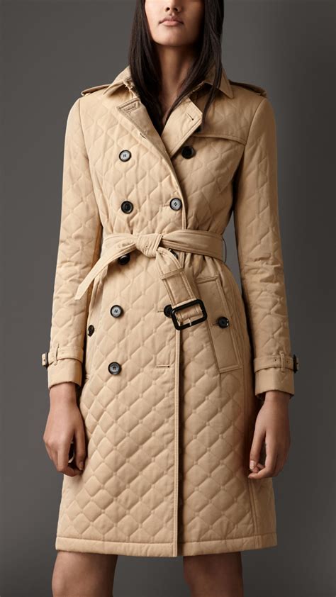 burberry quilted gabardine coat|Long Gabardine Hamilton Trench Coat in Black .